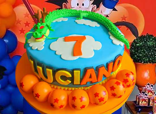 torta infantil dragon ball